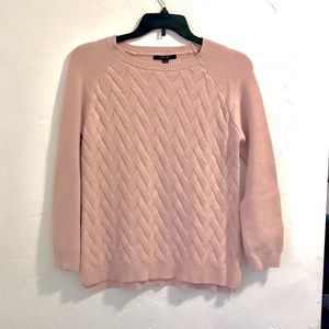 Pink Cyrus Cable Knit Sweater Size L